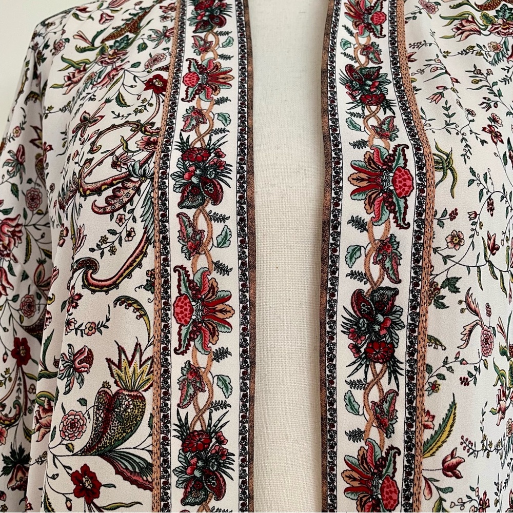 Max Studio Patterned Ruana Kimono - image 7